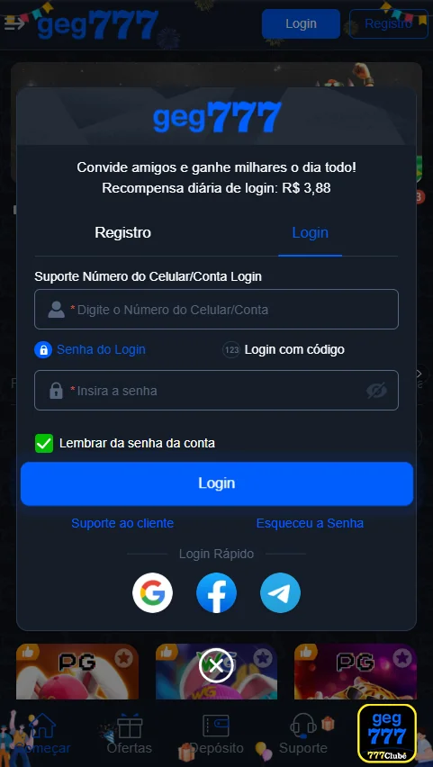 Experiência de Uso Simples e Eficiente - geg777.com